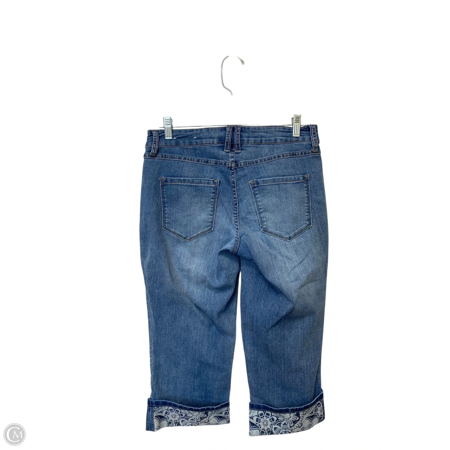Capris By Christopher And Banks In Blue Denim, Size: 6p