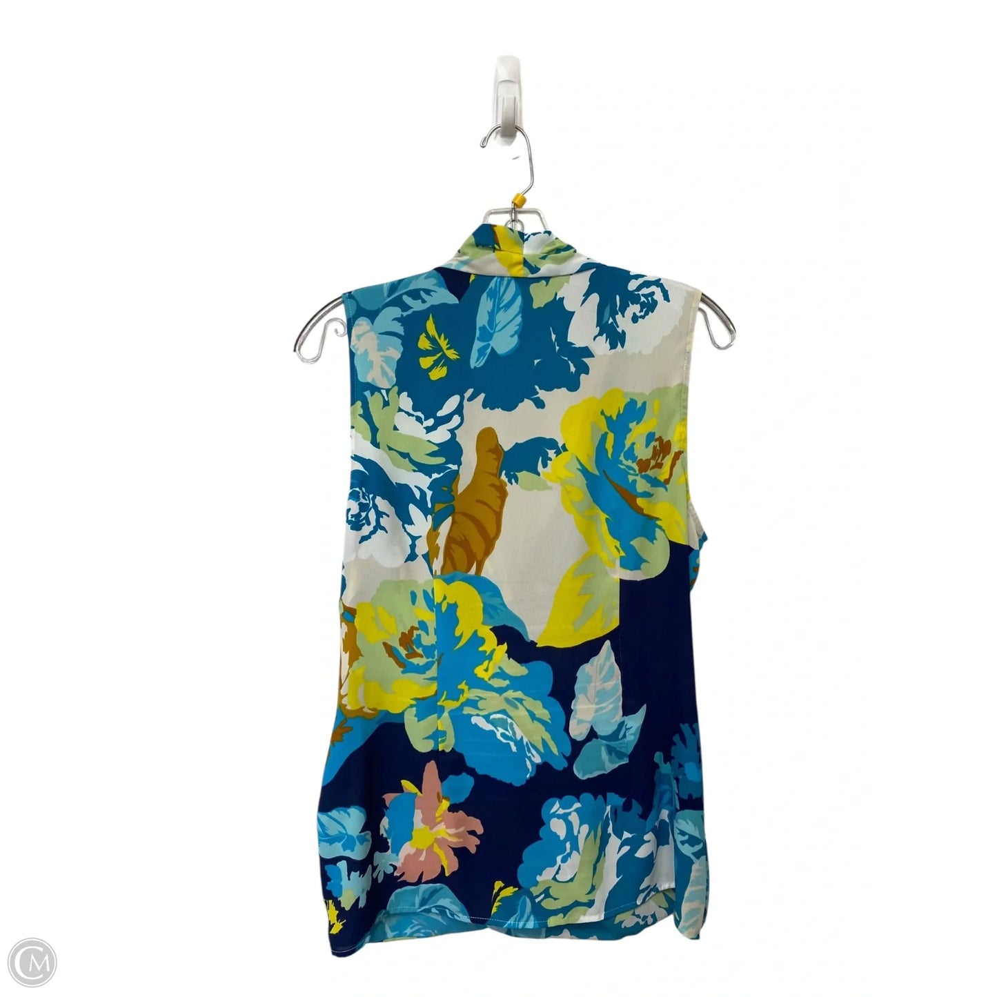 Top Sleeveless By Cabi In Multi-colored, Size: M