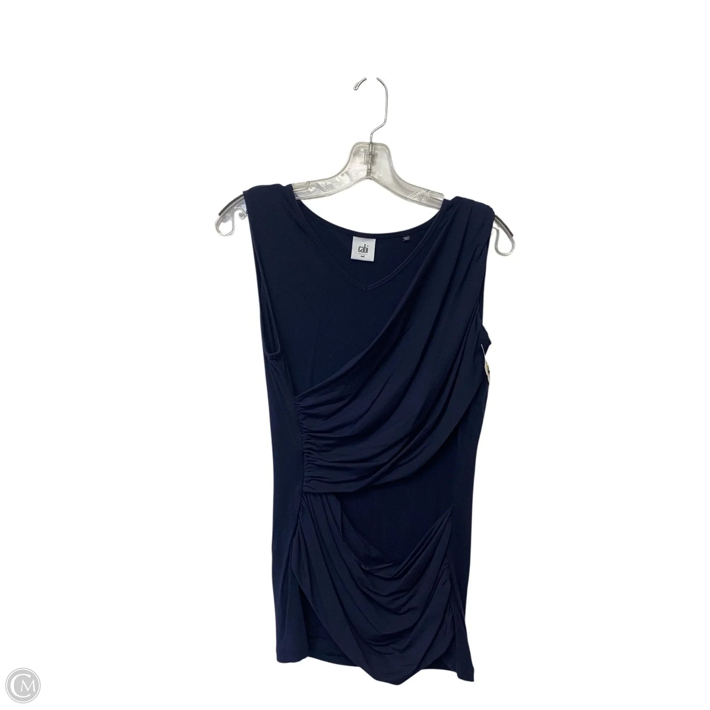 Top Sleeveless By Cabi In Navy, Size: M
