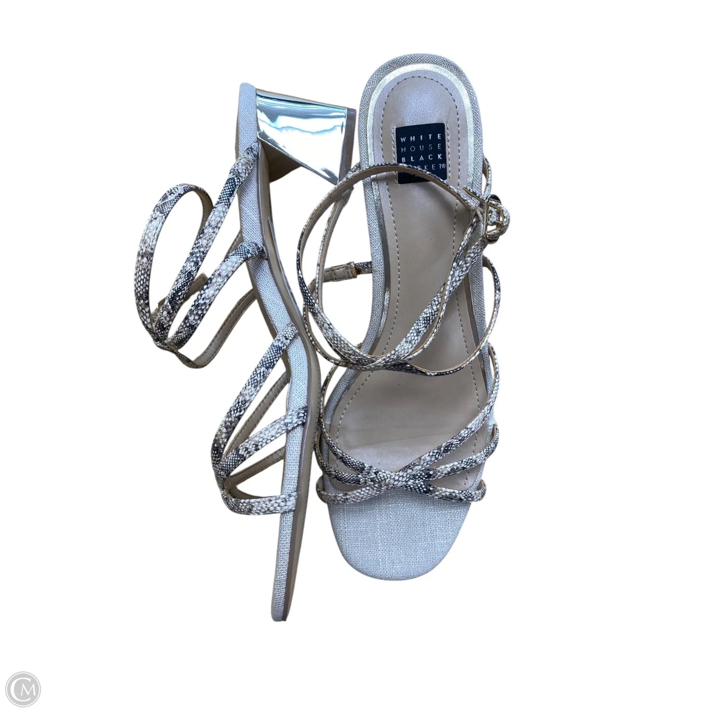 Shoes Heels Block By White House Black Market In Snakeskin Print, Size: 8