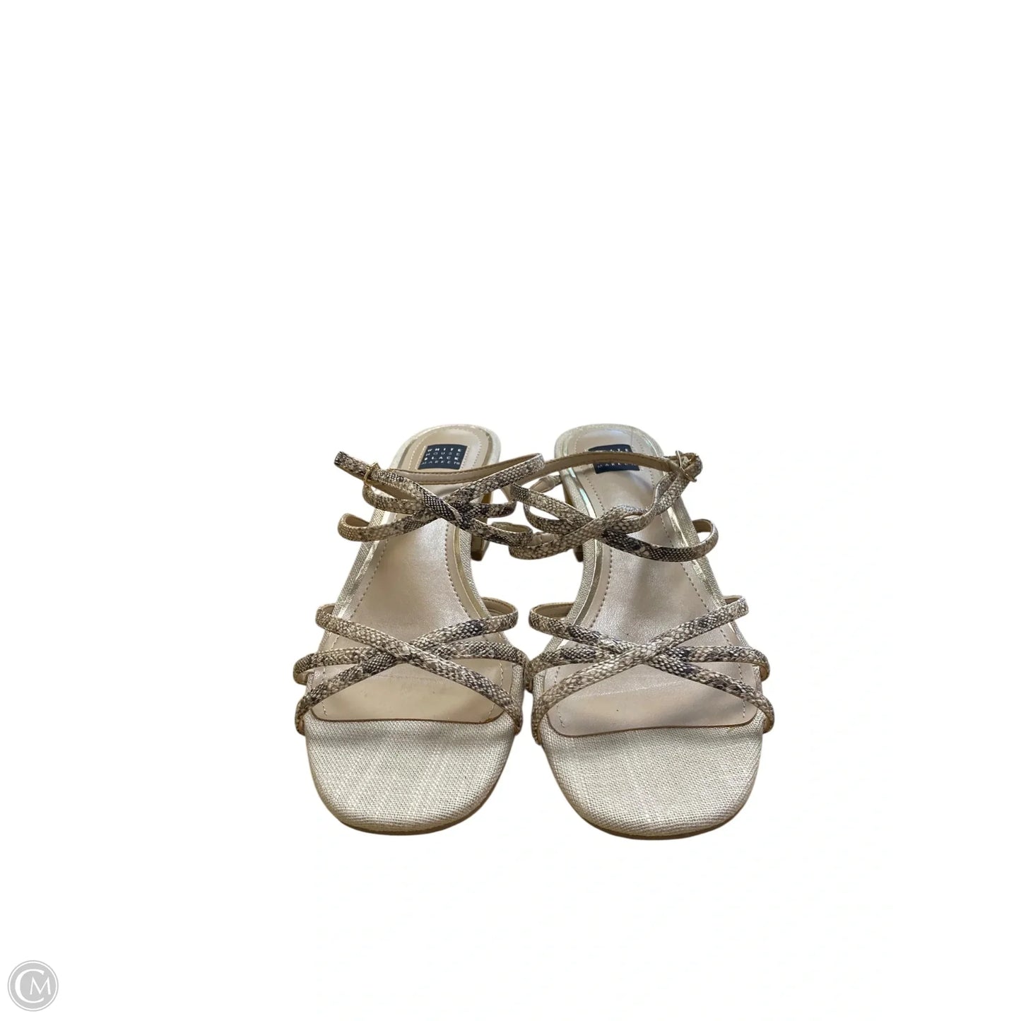 Shoes Heels Block By White House Black Market In Snakeskin Print, Size: 8