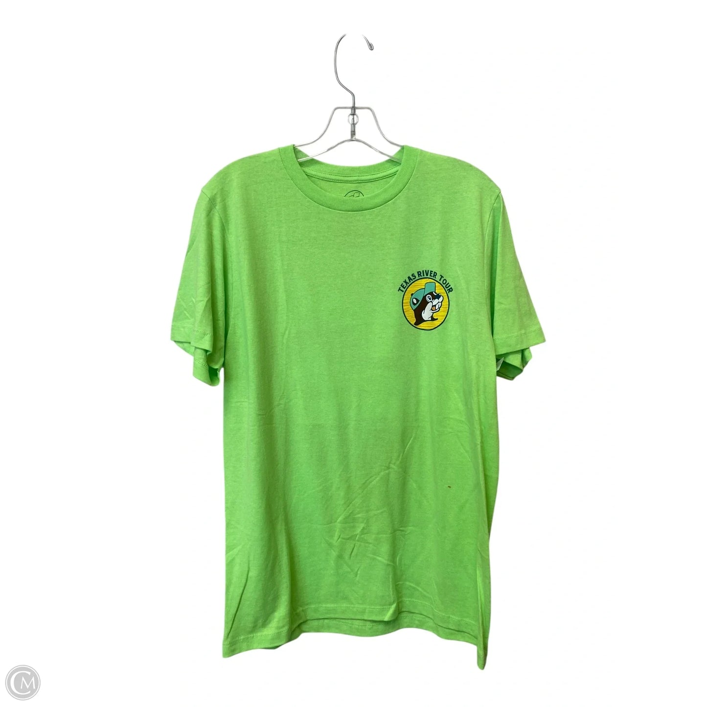 Top Short Sleeve By Cme In Green, Size: M