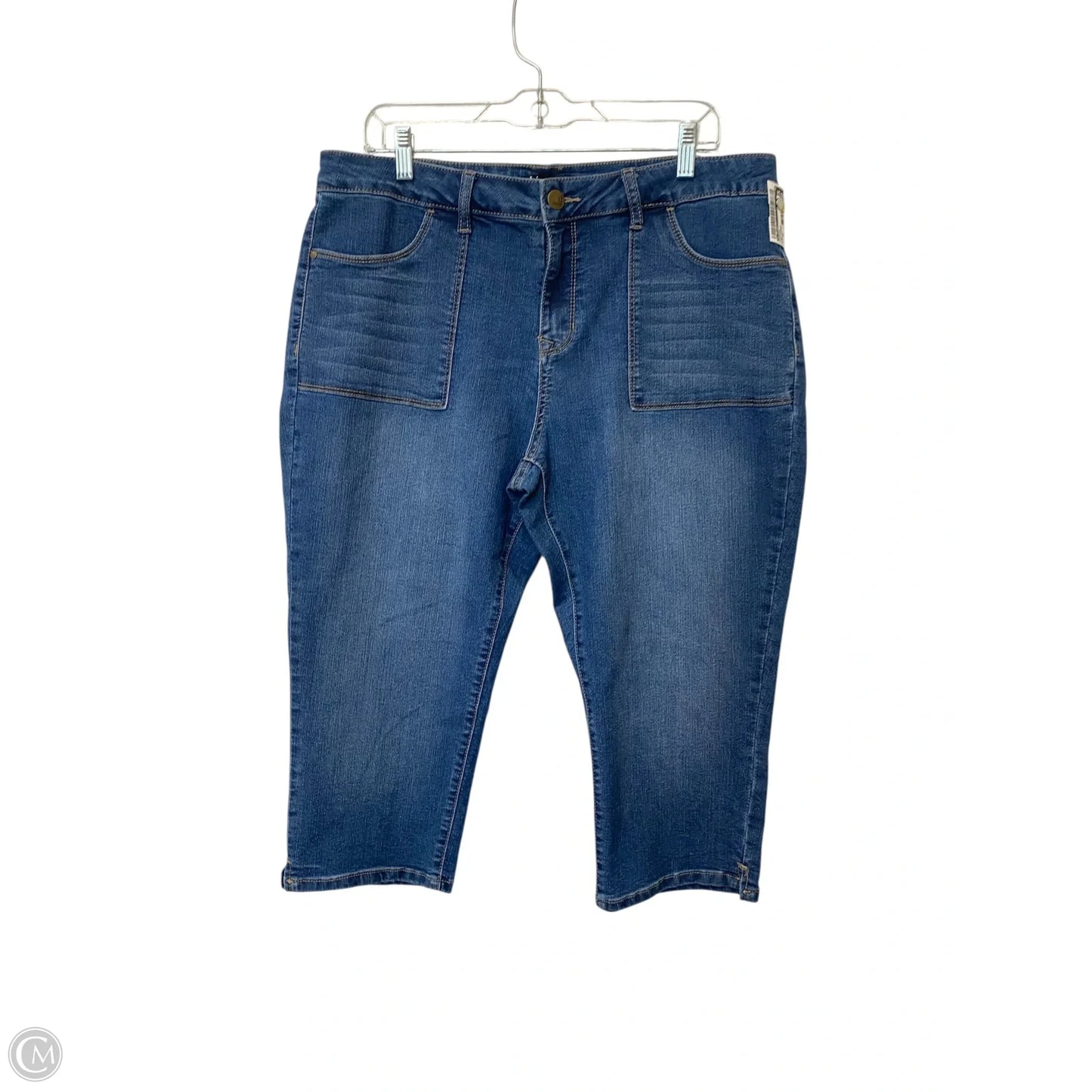 Capris By D Jeans In Blue Denim, Size: 16