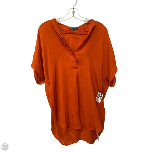 Top Short Sleeve By Vince In Orange, Size: S