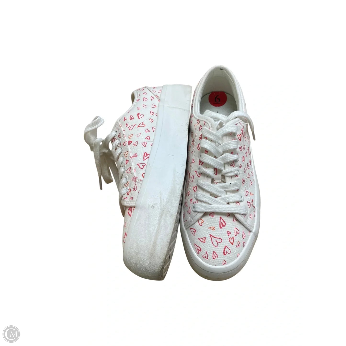 Shoes Flats By Joie In Pink & White, Size: 6