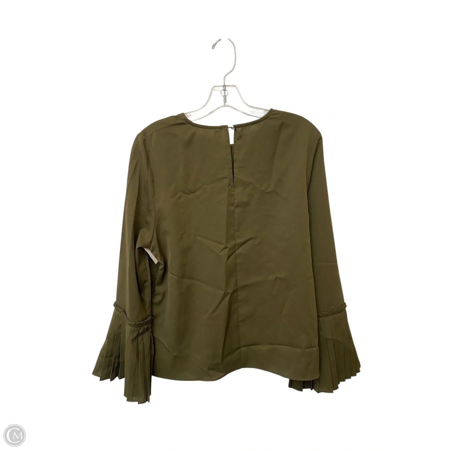 Top Long Sleeve By Glam In Green, Size: S