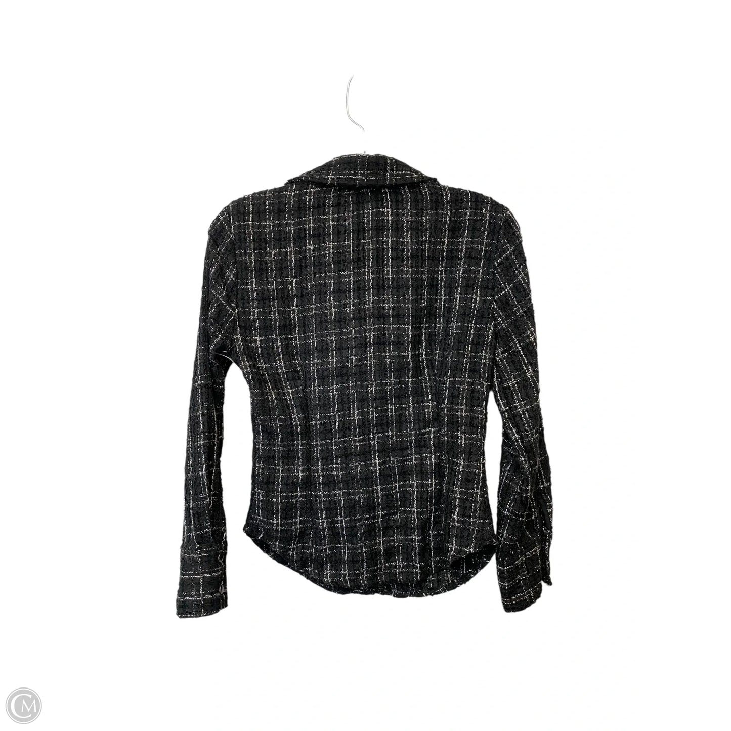 Top Long Sleeve By Zara In Black, Size: S