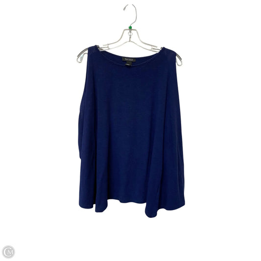 Top Short Sleeve By White House Black Market In Blue, Size: S