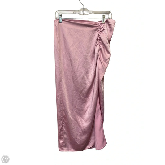 Skirt Maxi By Zara In Pink, Size: M