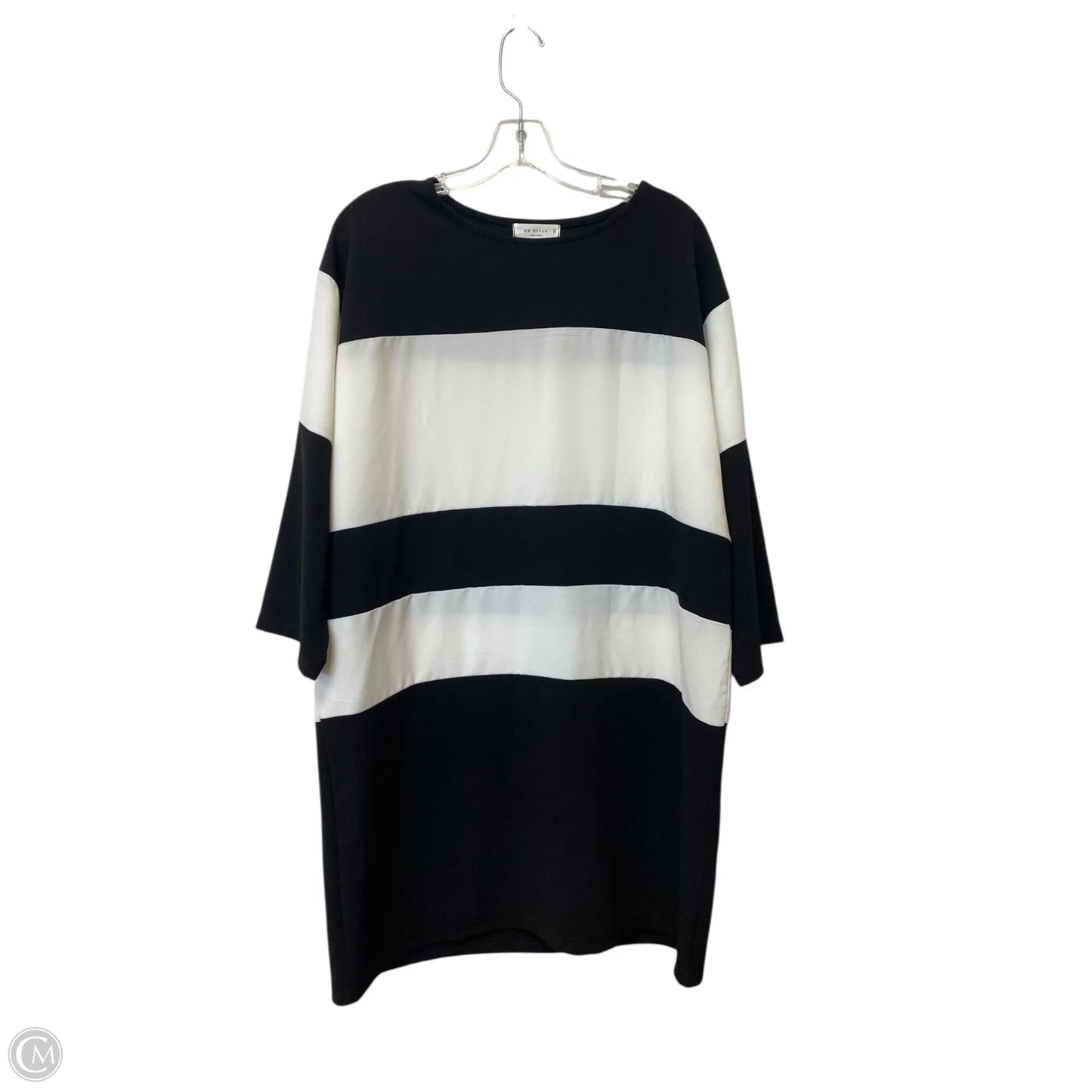 Dress Casual Midi By Cme In Striped Pattern, Size: 2x