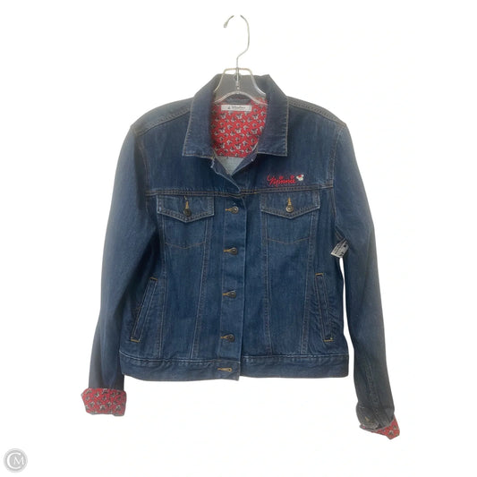 Jacket Denim By Disney Store In Blue Denim, Size: L