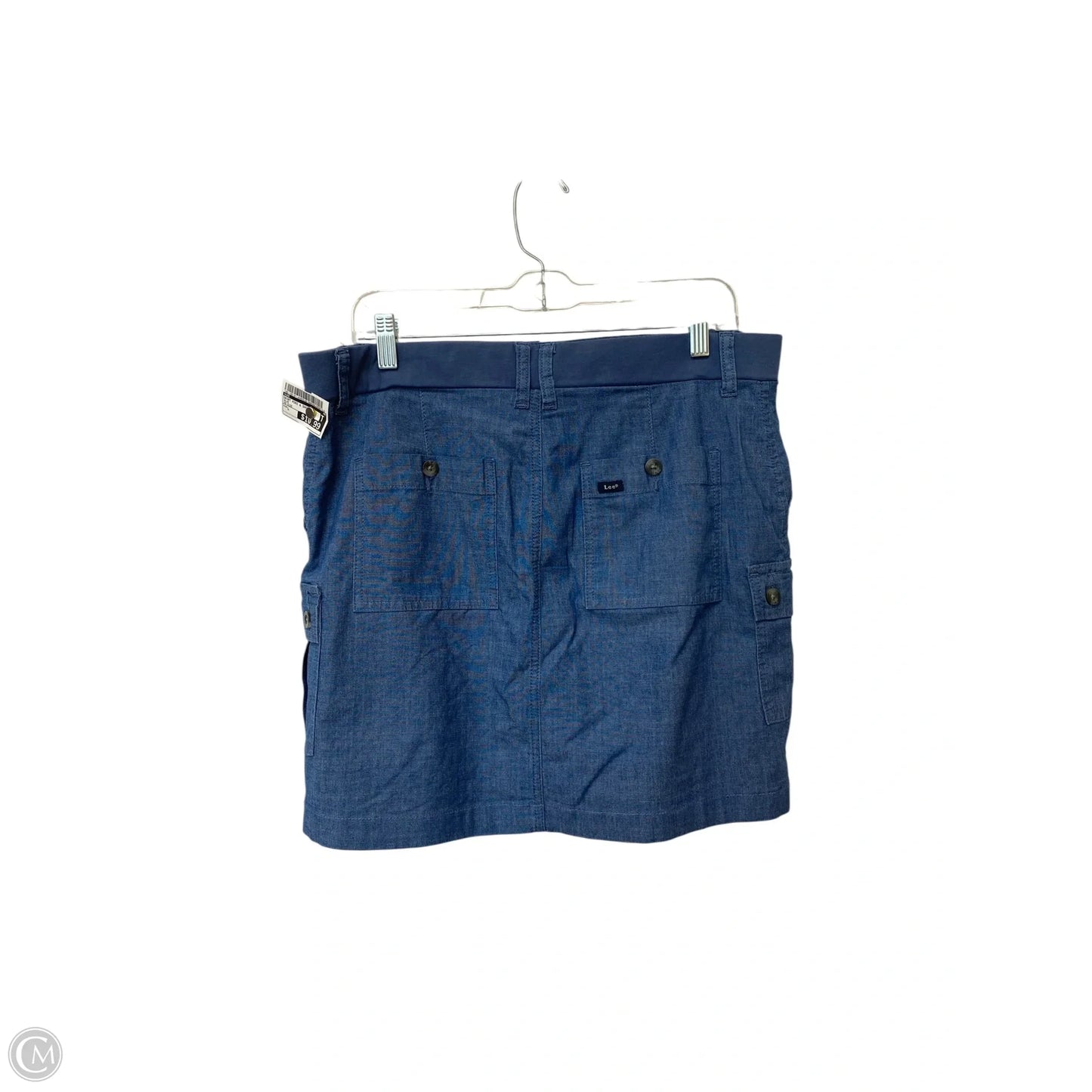 Skirt Mini & Short By Lee In Blue, Size: L