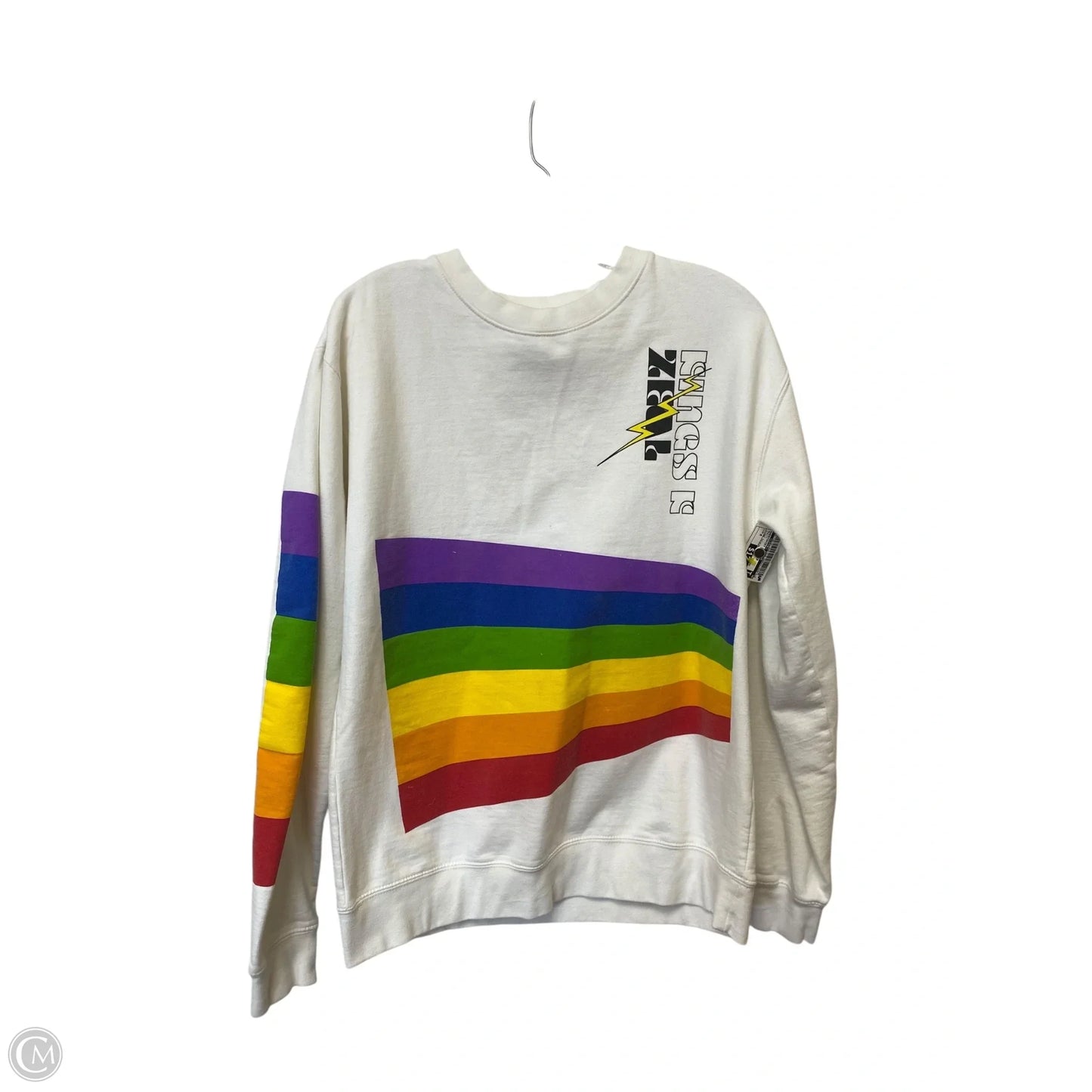 Sweatshirt Crewneck By Clothes Mentor In Multi-colored, Size: M
