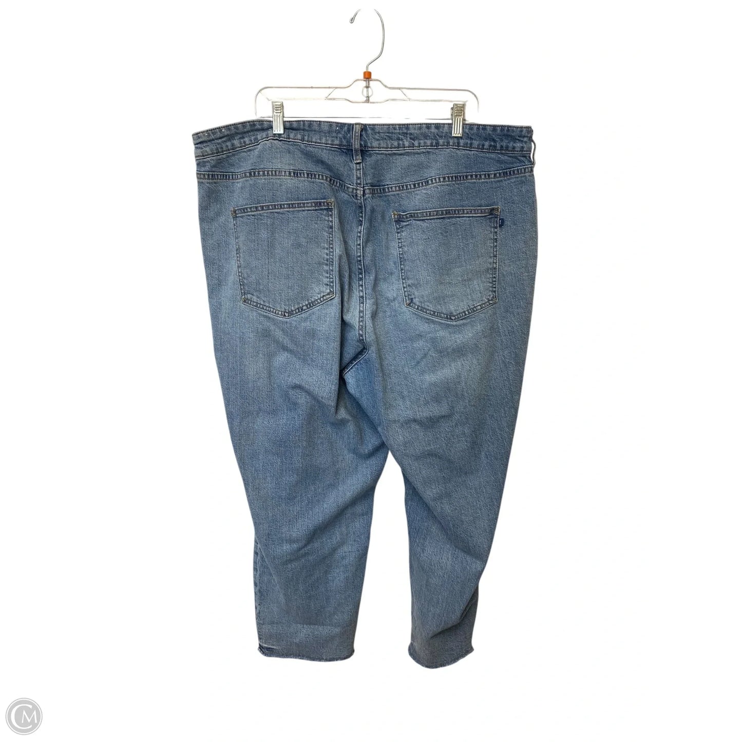 Jeans Cropped By Pilcro In Blue Denim, Size: 22