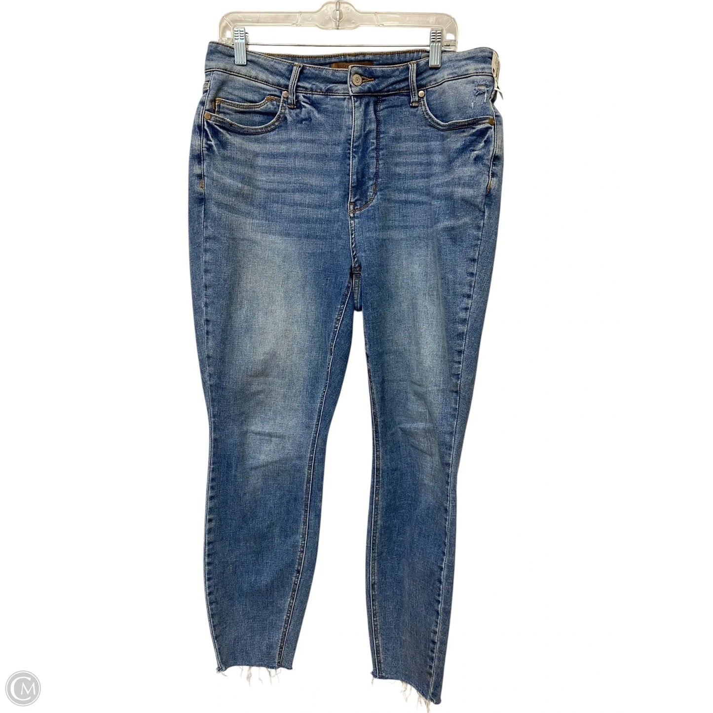 Jeans Skinny By Judy Blue In Blue Denim, Size: 14