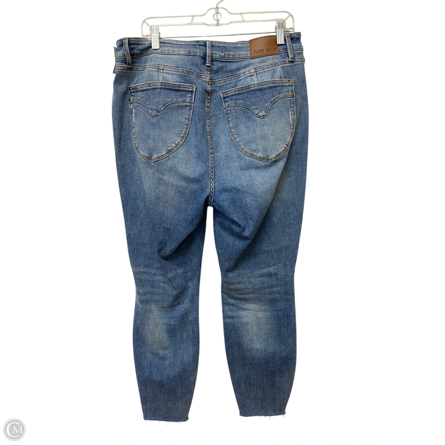 Jeans Skinny By Judy Blue In Blue Denim, Size: 14