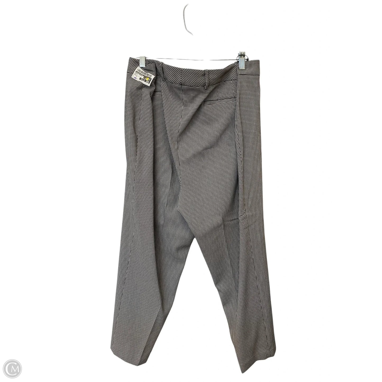 Pants Cropped By Calvin Klein In Black, Size: 24