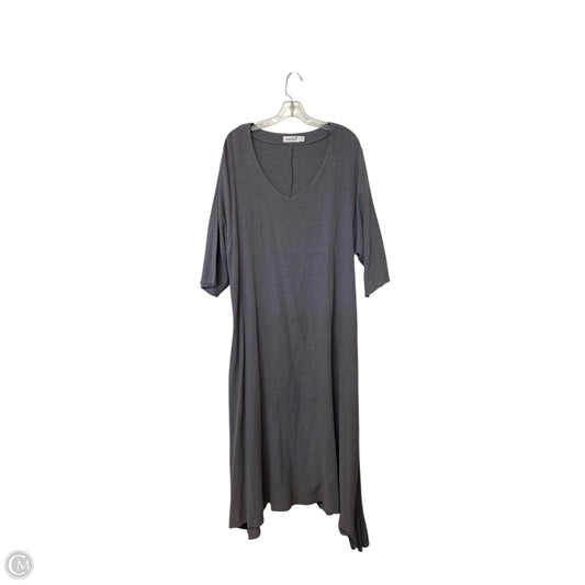 Dress Casual Maxi By Cmf In Grey, Size: 1x