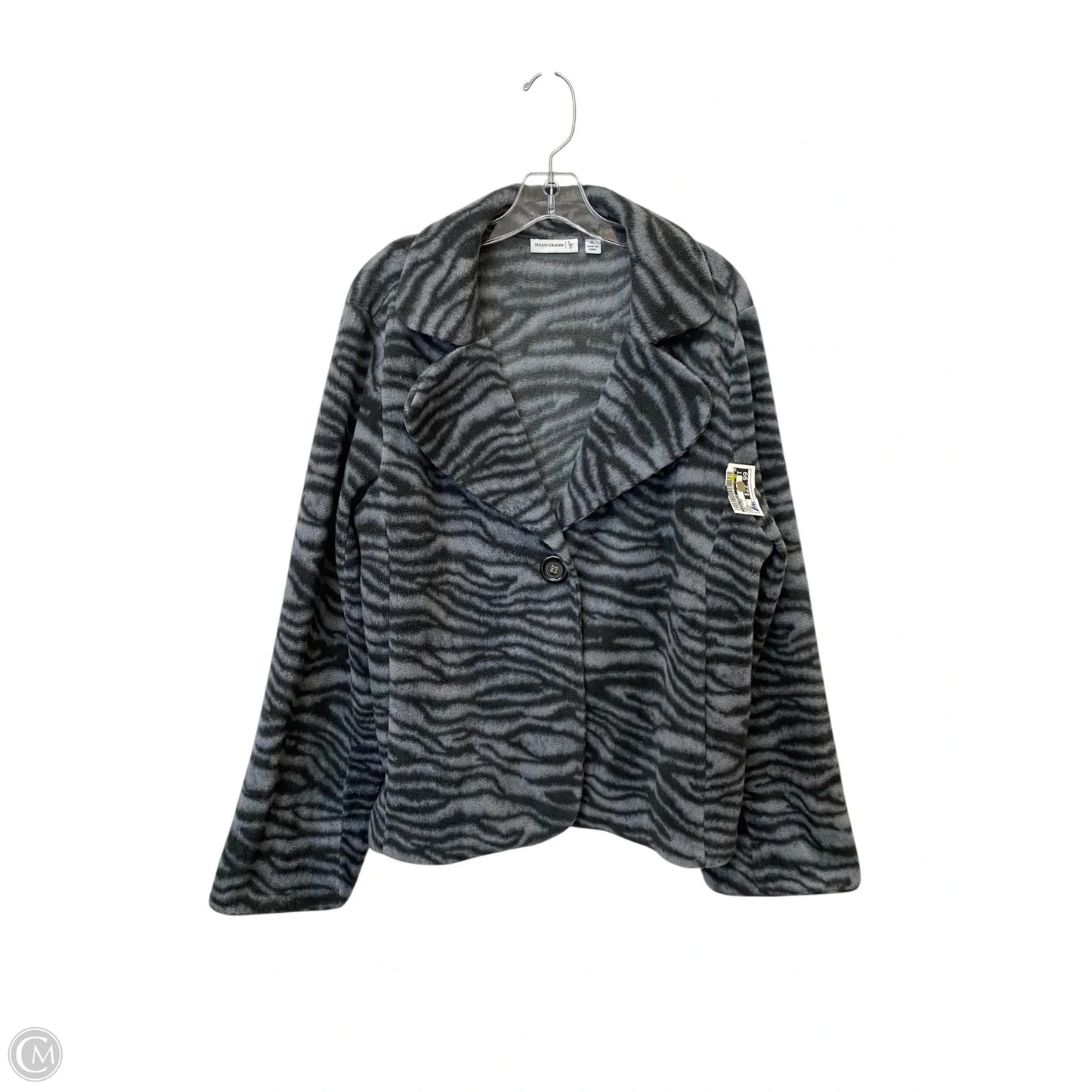 Coat Other By Susan Graver In Grey, Size: Xl