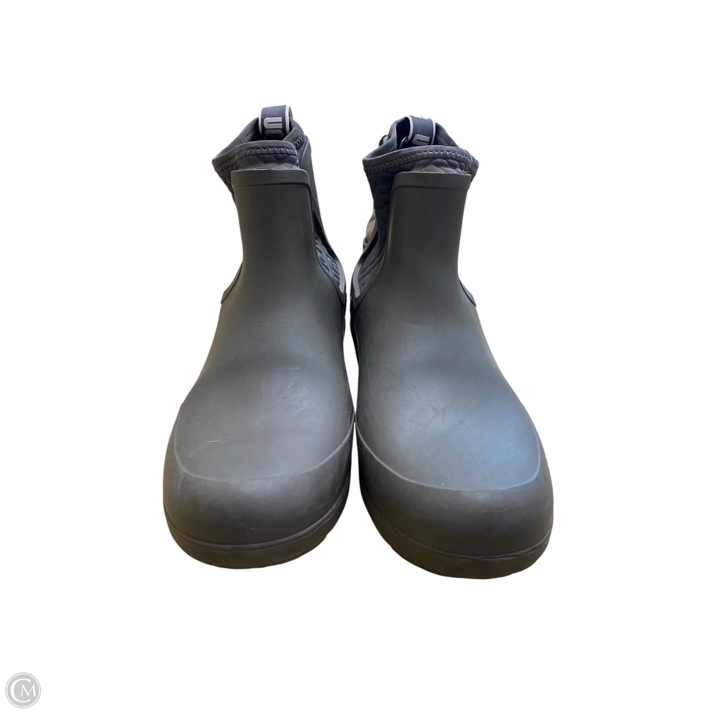 Boots Designer By Ugg In Grey, Size: 6.5
