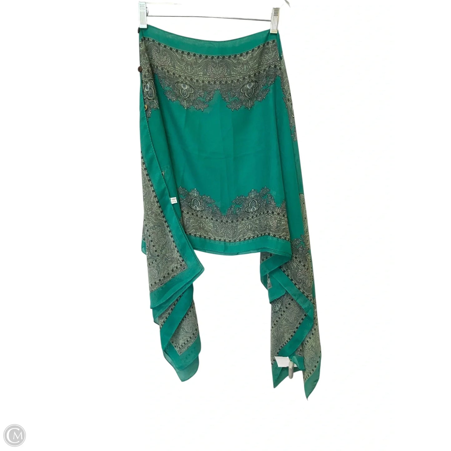 Shawl By Cmf In Green, Size: Osfm