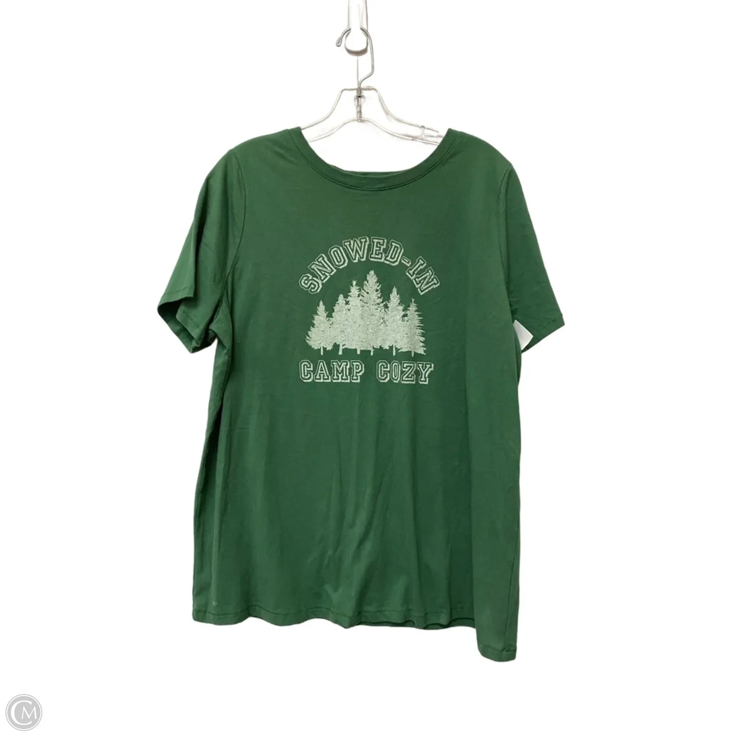 Top Short Sleeve Basic By Sonoma In Green, Size: Xl