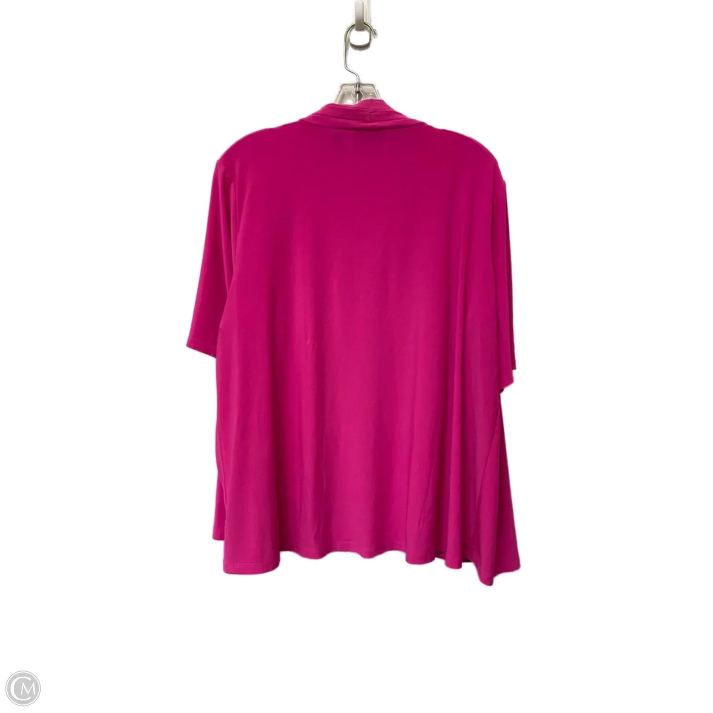 Shawl By Nina Leonard In Pink, Size: 1x