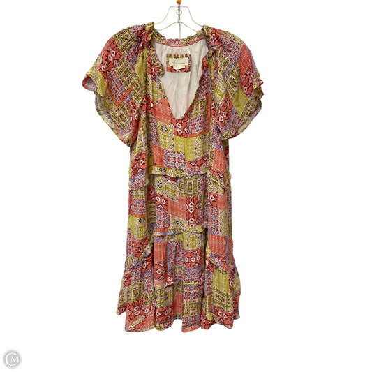 Dress Casual Midi By Anthropologie In Multi-colored, Size: S