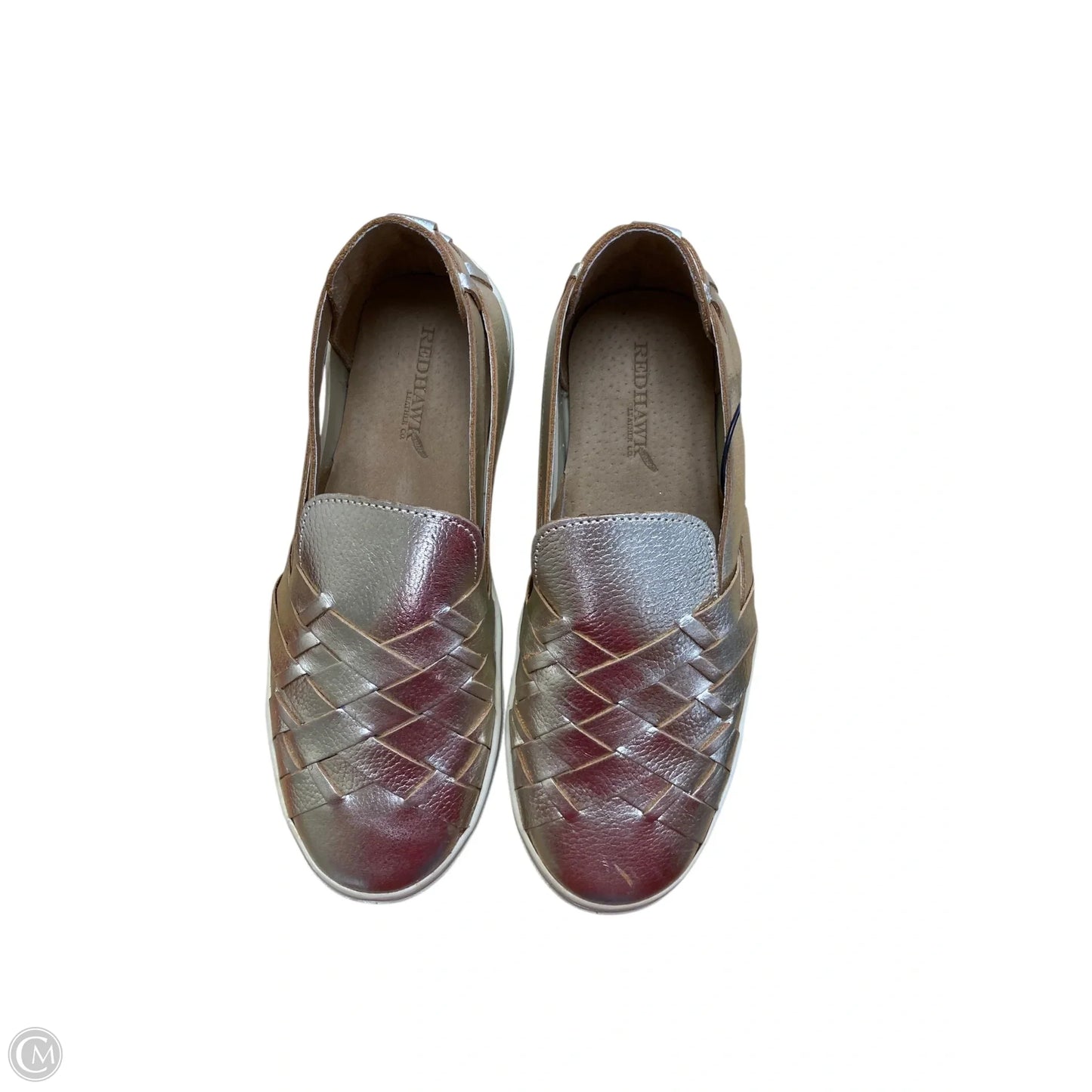 Shoes Flats By Clothes Mentor In Gold, Size: 9