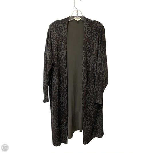 Cardigan By Terra & Sky In Animal Print, Size: 2x