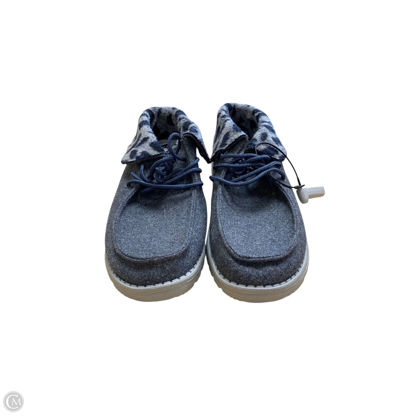 Shoes Flats By Hey Dude In Grey, Size: 9