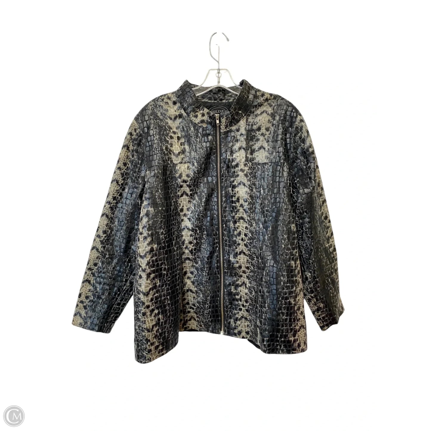 Jacket Other By Selene Sport In Snakeskin Print, Size: 18