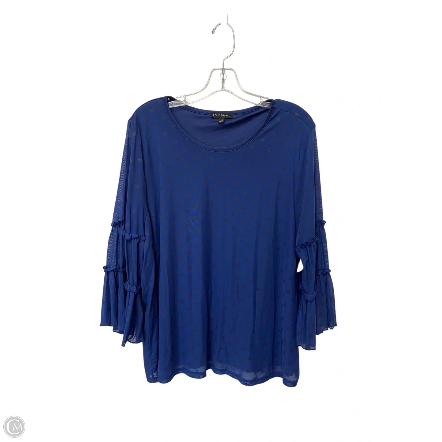 Top Long Sleeve By Lane Bryant In White, Size: 22