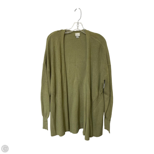 Sweater Cardigan By A New Day In Green, Size: Xl