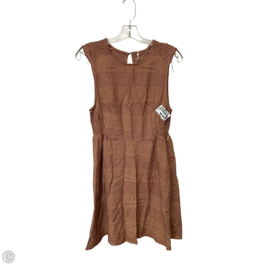 Dress Casual Midi By Free People In Brown, Size: M