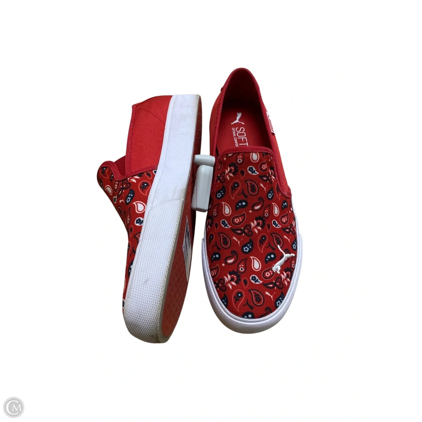 Shoes Flats By Puma In Red, Size: 8