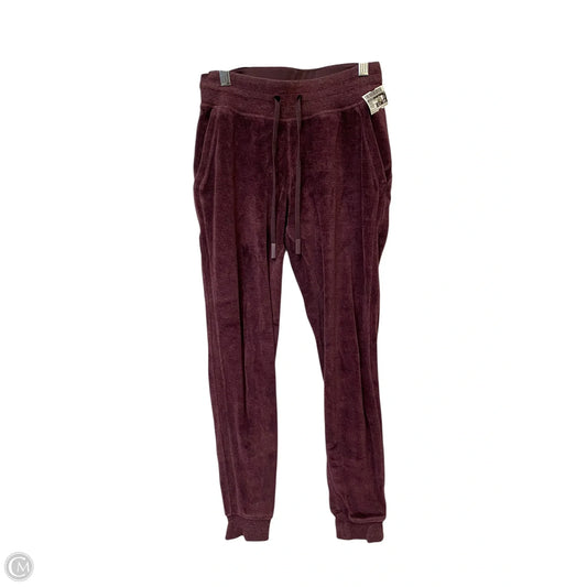 Athletic Pants By Lululemon In Maroon, Size: Xs
