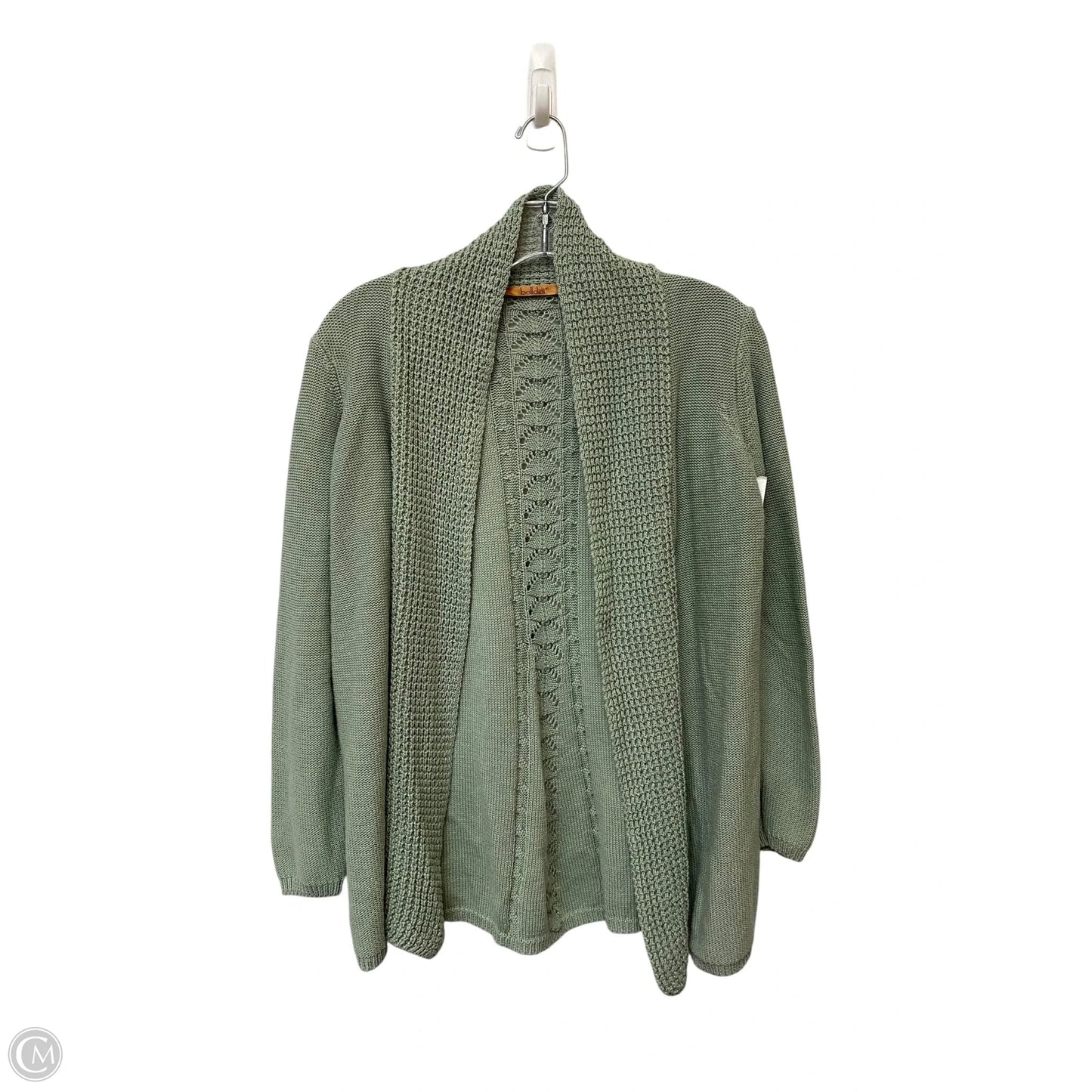 Sweater Cardigan By Belldini In Green, Size: L