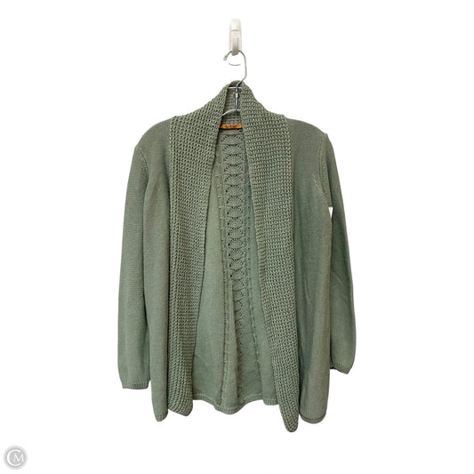 Sweater Cardigan By Belldini In Green, Size: L