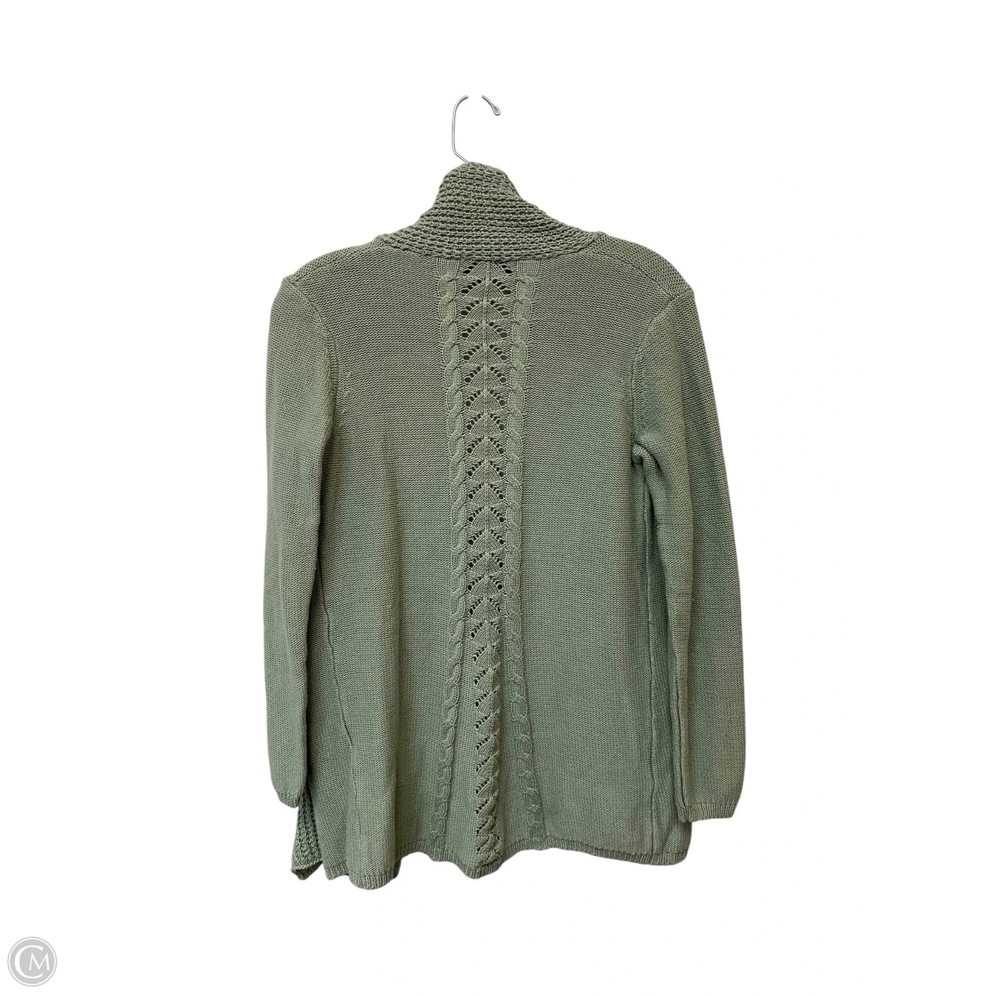 Sweater Cardigan By Belldini In Green, Size: L
