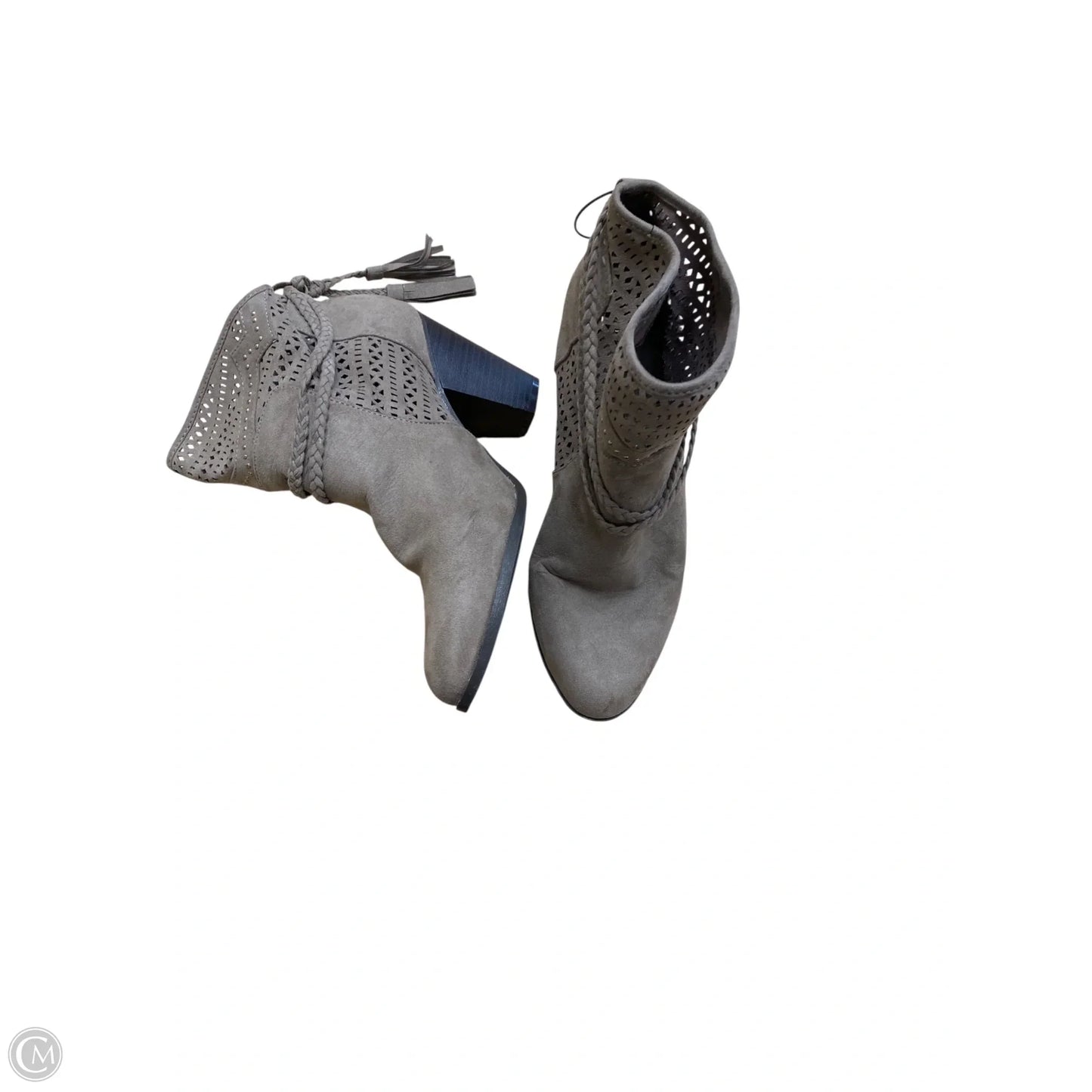 Boots Ankle Heels By Qupid In Tan, Size: 10