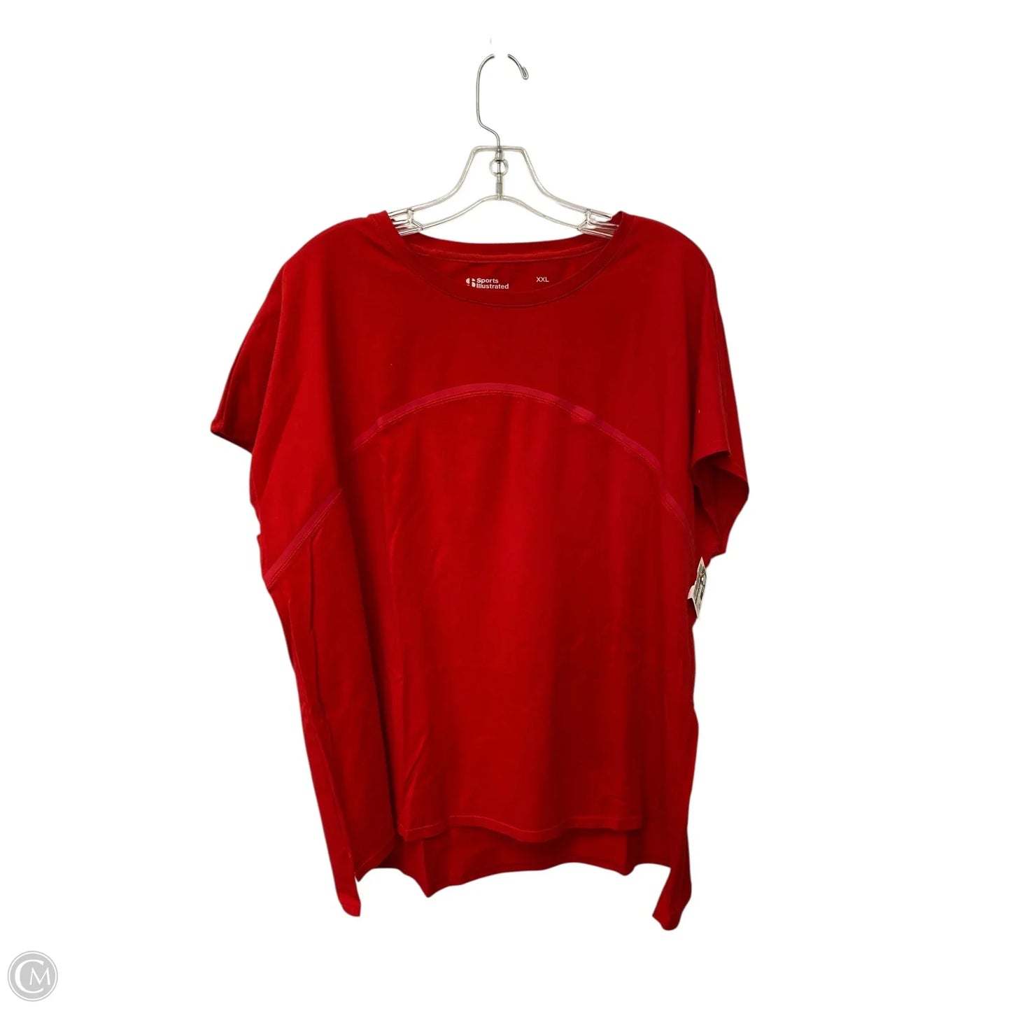 Athletic Top Short Sleeve By Clothes Mentor In Red, Size: Xxl