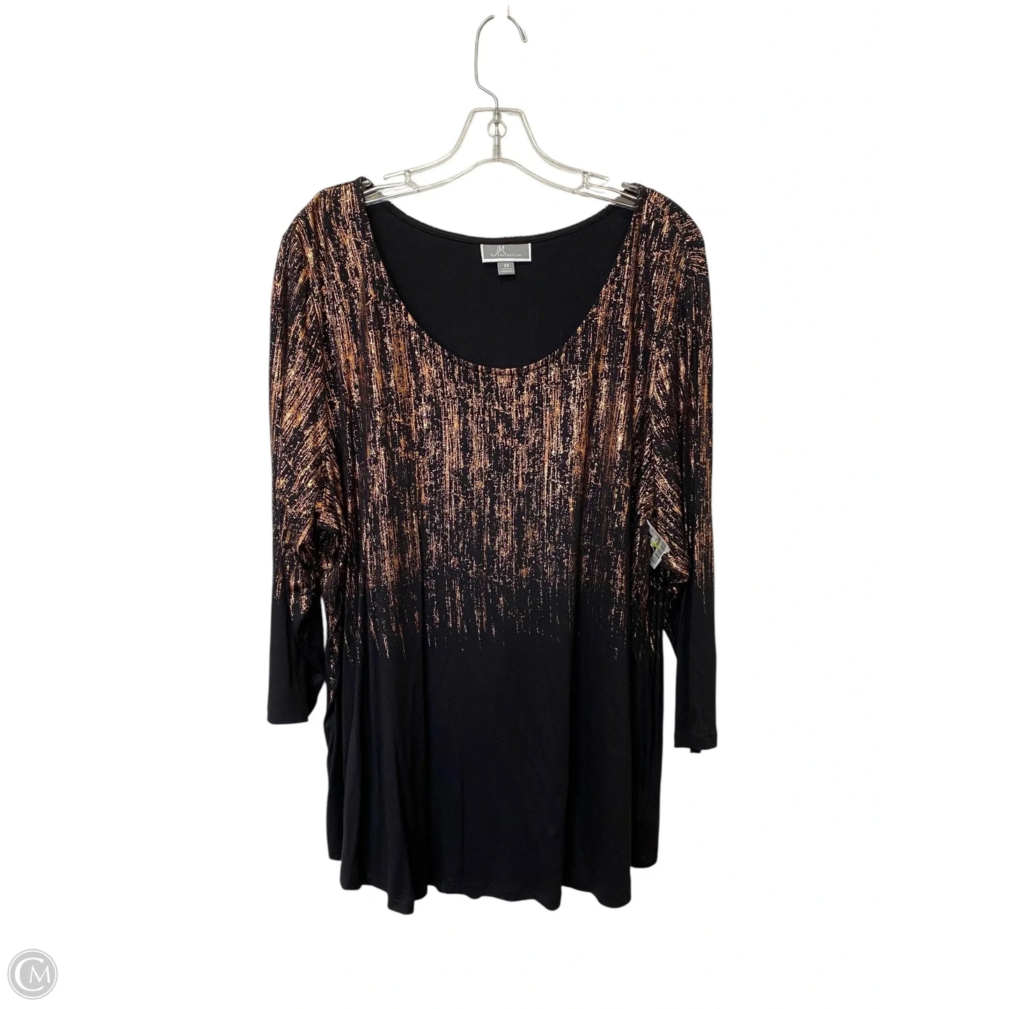 Dress Casual Short By Jm Collections In Black, Size: 2x