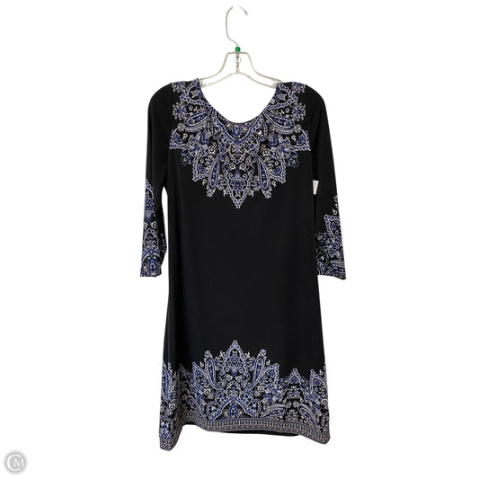 Dress Casual Midi By White House Black Market In Black, Size: L