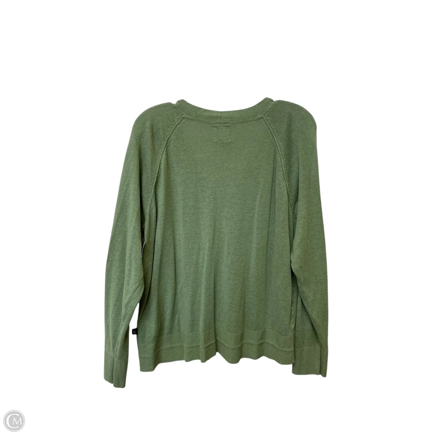Cardigan By Gap In Green, Size: Xl