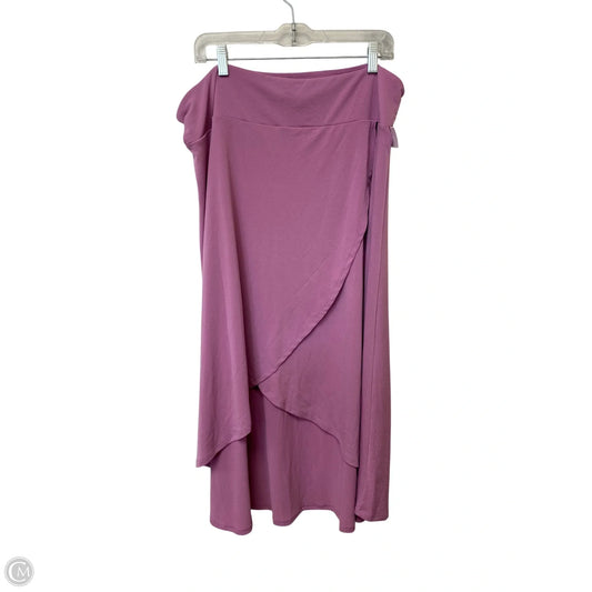 Skirt Maxi By Iman Hsn In Pink, Size: 1x