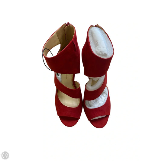 Shoes Heels Stiletto By Jessica Simpson In Red, Size: 6.5