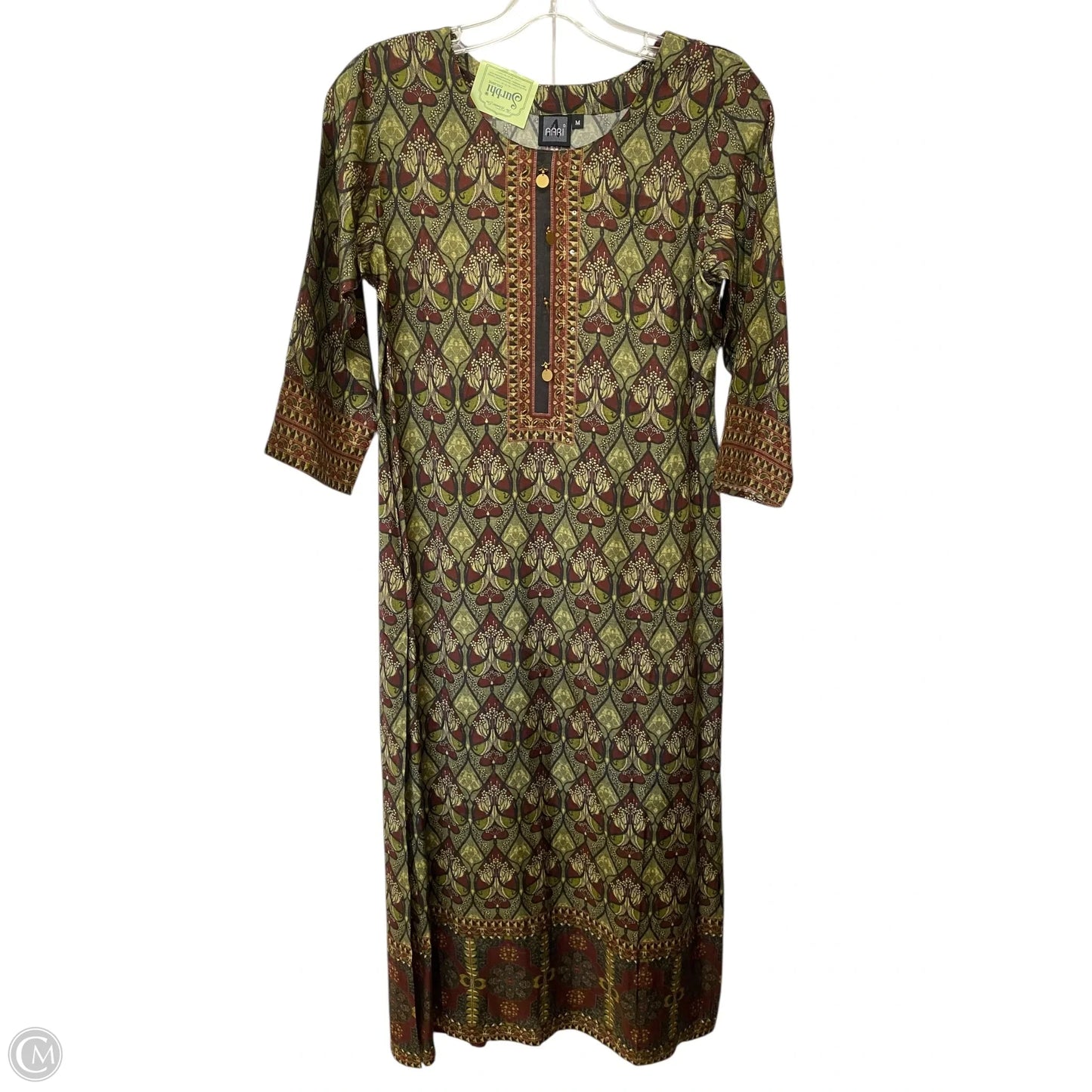 Dress Casual Midi By Cme In Multi-colored, Size: M