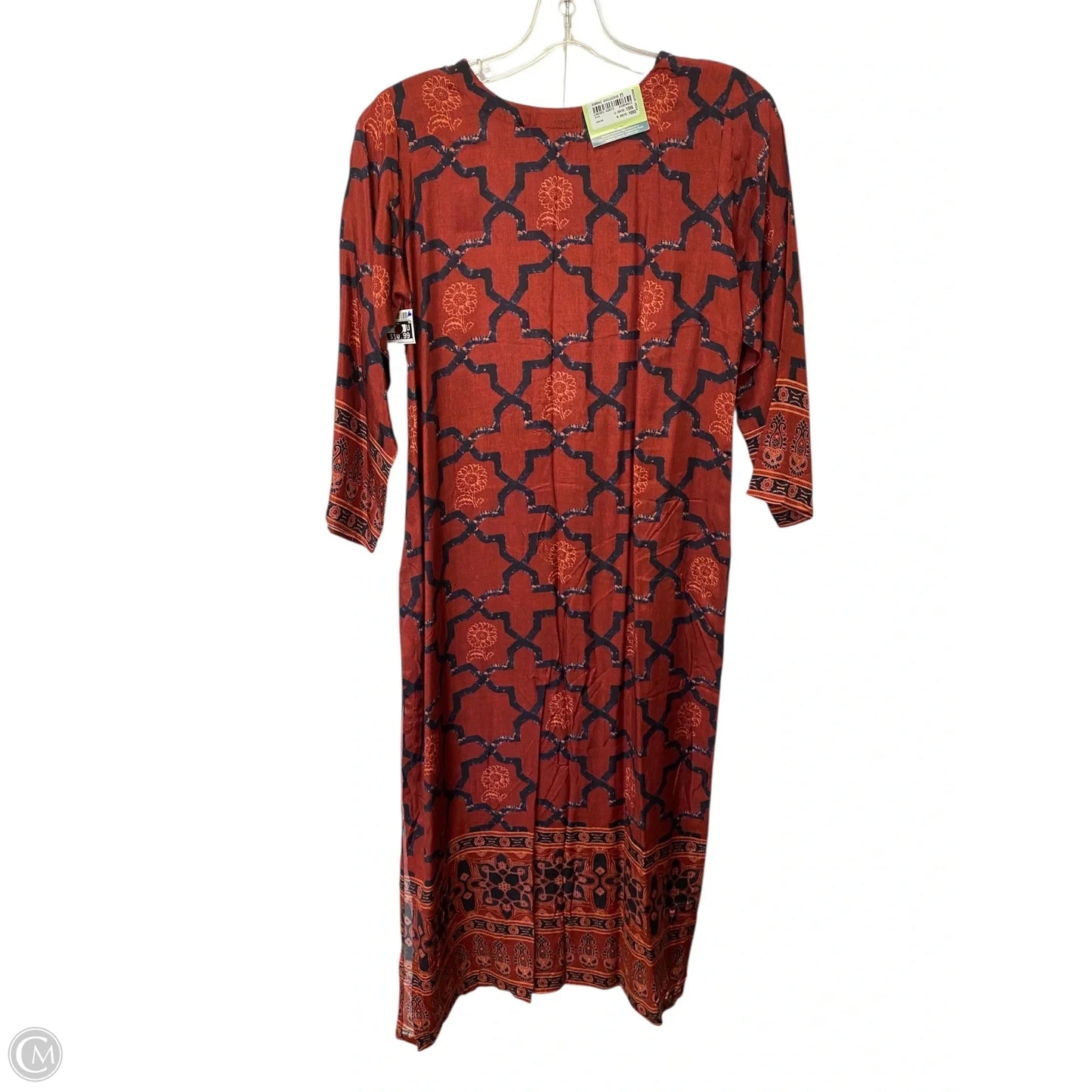 Dress Casual Midi By Cme In Multi-colored, Size: M