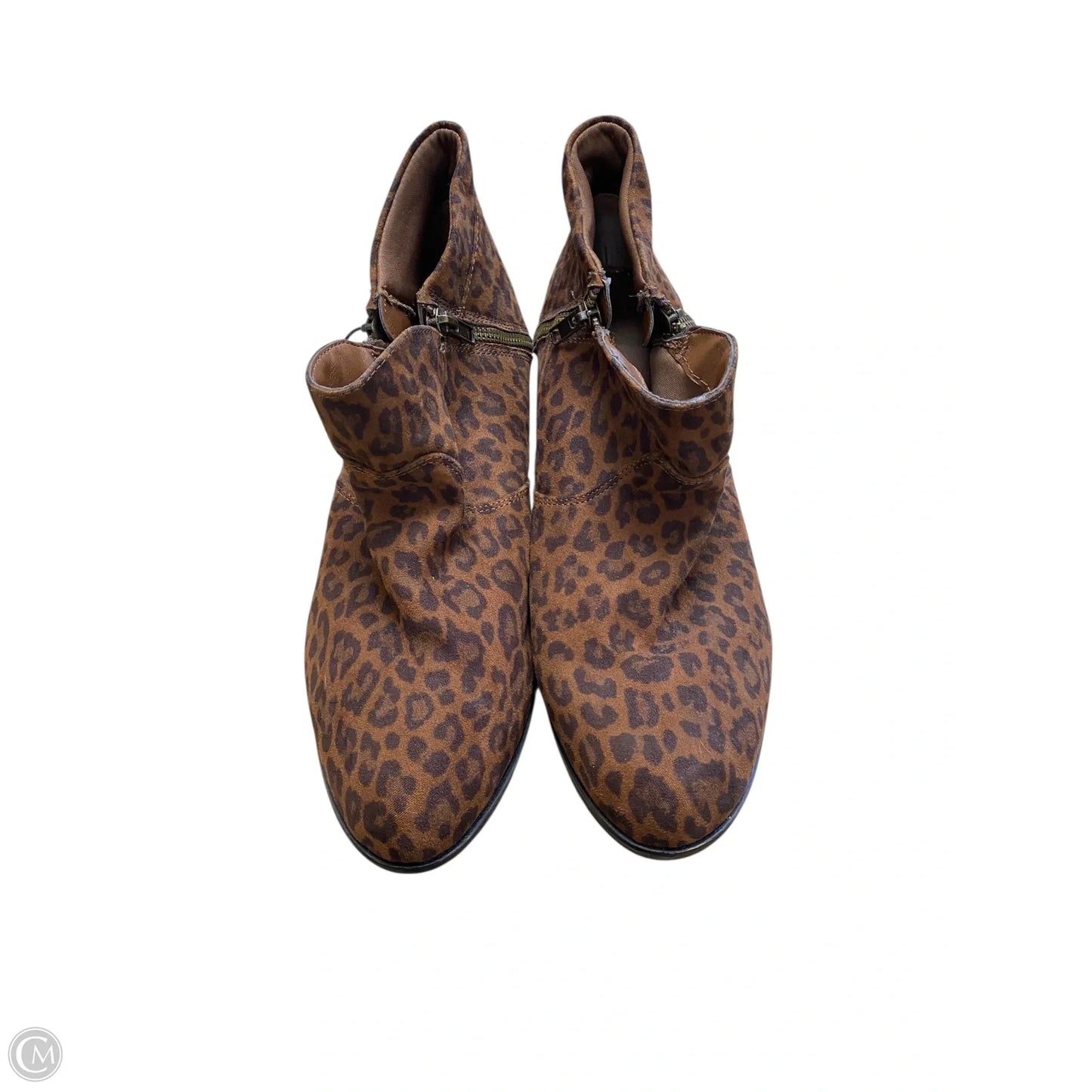 Boots Ankle Heels By America Rag In Animal Print, Size: 11